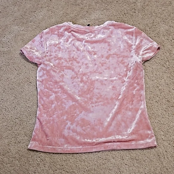 Pink velvet top - Picture 2 of 4